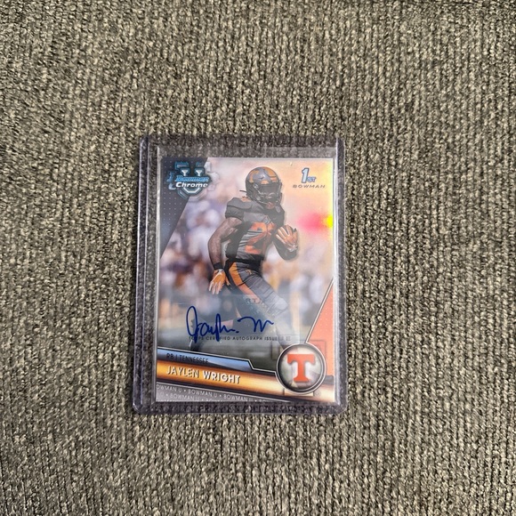 Dolphins Jaylen Wright 1st Bowman Auto - Picture 1 of 2